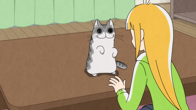 夜は猫といっしょ