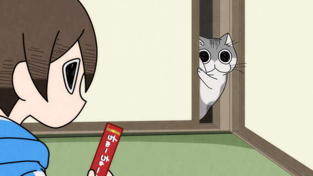 夜は猫といっしょ