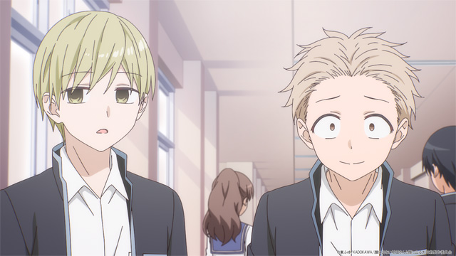 顔に出ない柏田さんと顔に出る太田君