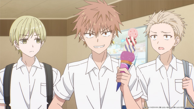 顔に出ない柏田さんと顔に出る太田君