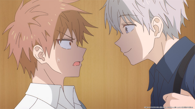 顔に出ない柏田さんと顔に出る太田君