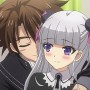 『新妹魔王の契約者 BURST』第1話、魔法で操られた人間に襲われる刃更