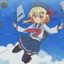『ぬるぺた』第4話 ランドセルのジェット推進で飛ばされたぬる