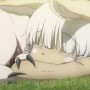 『メイドインアビス 烈日の黄金郷』第5話 原生生物のリュウサザイに攻撃を受けるレグ