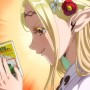 『江戸前エルフ』第2話 食玩「カエルせんしゃ」集めにハマっているエルダ