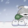 『おでかけ子ザメ』第20話 春になったらまたかえるちゃんととかげちゃんと遊べることを聞いた子ザメちゃん