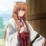 『盾の勇者の成り上がり Season 3』最終回 ラフタリアの巫女服を脱がそうとするサディナ