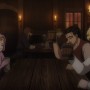 『チ。―地球の運動について―』第11話 「地動説」が完成し、ヨレンタ、オクジーと祝杯を挙げるバデーニ