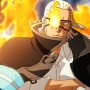 『炎炎ノ消防隊 参ノ章』第3話 シンラとジョーカーの前に現れた、白装束に寝返ったバーンズ