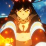 『炎炎ノ消防隊 参ノ章』第4話 環が放った渾身の一撃も防がれ、ゴールドに対して勝機を見出せない第8