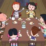 『ちびまる子ちゃん』本日は図書館のお泊まり会で世界名作劇場のアンやダイアナ、マルコが登場する不思議体験
